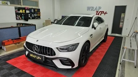 남양주랩핑 벤츠 GT43 AMG 루프스킨 부분랩핑 스포일러 랩핑 / 남양주 다산동