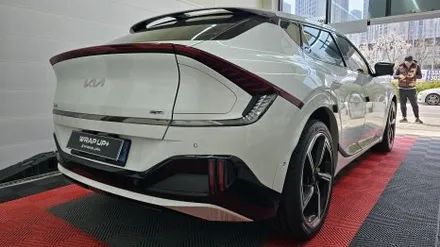 남양주 랩핑 기아 EV6 GT 포인트 랩핑 / 남양주 다산동