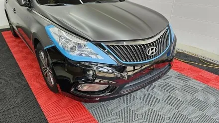 남양주랩핑 그랜저HG 전체랩핑 사틴 다크 그레이 랩핑 / 남양주 다산동