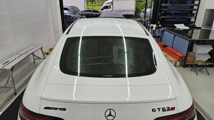남양주랩핑 벤츠 GT43 AMG 루프스킨 부분랩핑 스포일러 랩핑 / 남양주 다산동