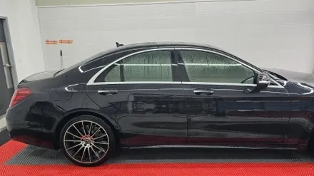 남양주랩핑 벤츠 S350d S클래스 전체랩핑 3M 2080 유광 화이트 / 남양주 다산동