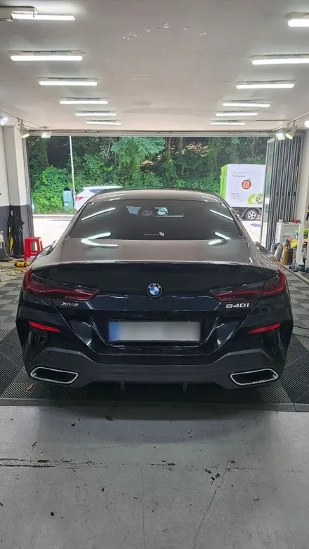 남양주랩핑샵 BMW 840i 그란쿠페 크롬딜리트 크롬죽이기 / 남양주 다산동