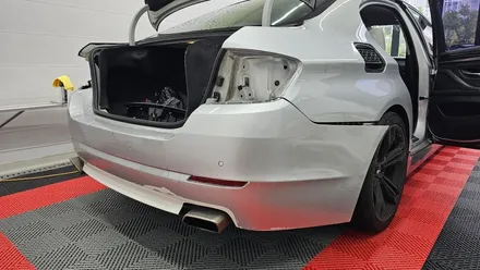 남양주랩핑 BMW 5시리즈 전체랩핑 부분 제거 재시공 / 남양주 다산동