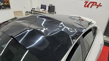남양주랩핑 벤츠 GT43 AMG 루프스킨 부분랩핑 스포일러 랩핑 / 남양주 다산동