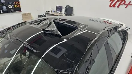남양주랩핑 벤츠 GT43 AMG 루프스킨 부분랩핑 스포일러 랩핑 / 남양주 다산동