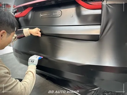 BMW X7 사틴 블랙 전체랩핑으로 스포티하게 만들기 부산랩핑 / 부산 강서구