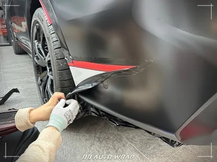 BMW X7 사틴 블랙 전체랩핑으로 스포티하게 만들기 부산랩핑 / 부산 강서구