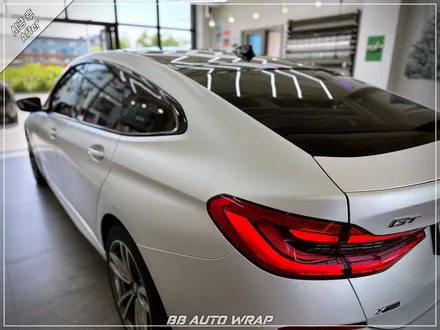 [공지] BMW 6시리즈 GT 사틴 펄 화이트 3M 랩핑지로 전체 시공하기! / 부산 강서구 명지동