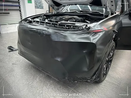 BMW X7 사틴 블랙 전체랩핑으로 스포티하게 만들기 부산랩핑 / 부산 강서구