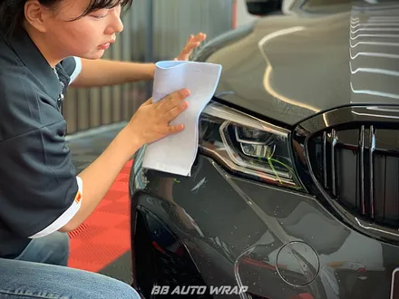 클리프 디자인 명지점에서 스모그 라이트 PPF 시공으로 헤드라이트 보호하기 / BMW / 3시리즈 (G20) M340i / 부산 강서구