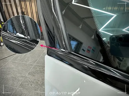 부산 PPF 전문점에서 BMW 5시리즈 클리프 디자인 스모그 라이트 PPF + 블랙 PPF로 루프스킨 및 창틀 크롬 딜리트 시공하기 / 부산 강서구