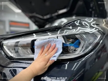 부산 PPF 클리프 디자인 스모그 라이트 PPF로 BMW X5 레이저 헤드라이트 보호하기! / 부산 강서구 명지동
