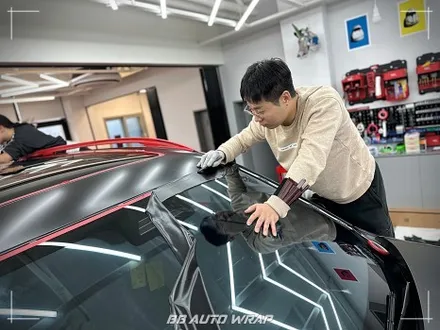 BMW X7 사틴 블랙 전체랩핑으로 스포티하게 만들기 부산랩핑 / 부산 강서구