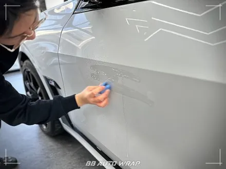 BMW X7 사틴 블랙 전체랩핑으로 스포티하게 만들기 부산랩핑 / 부산 강서구