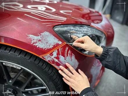 자동차 랩핑 수명은? 메르세데스 벤츠 AMG GT 전체랩핑 제거 후 재시공으로 새 차 만들기 김해랩핑 / 부산 강서구