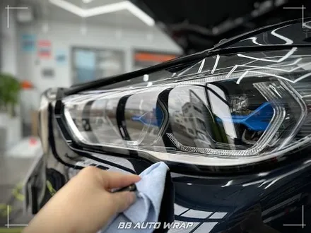 부산 PPF 클리프 디자인 스모그 라이트 PPF로 BMW X5 레이저 헤드라이트 보호하기! / 부산 강서구 명지동