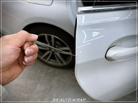 [공지] BMW 6시리즈 GT 사틴 펄 화이트 3M 랩핑지로 전체 시공하기! / 부산 강서구 명지동