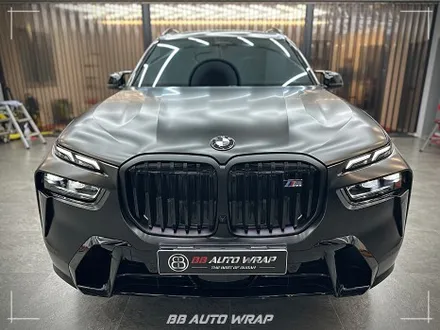 BMW X7 사틴 블랙 전체랩핑으로 스포티하게 만들기 부산랩핑 / 부산 강서구