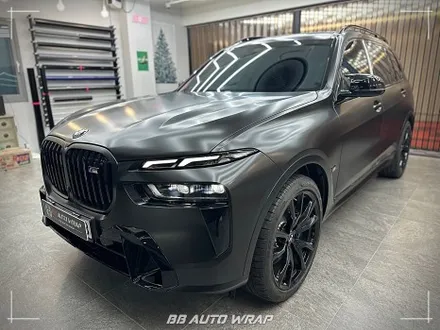 BMW X7 사틴 블랙 전체랩핑으로 스포티하게 만들기 부산랩핑 / 부산 강서구