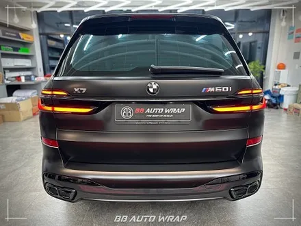 BMW X7 사틴 블랙 전체랩핑으로 스포티하게 만들기 부산랩핑 / 부산 강서구