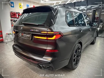 BMW X7 사틴 블랙 전체랩핑으로 스포티하게 만들기 부산랩핑 / 부산 강서구