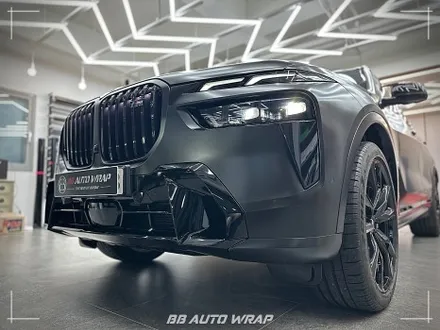 BMW X7 사틴 블랙 전체랩핑으로 스포티하게 만들기 부산랩핑 / 부산 강서구