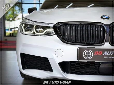 [공지] BMW 6시리즈 GT 사틴 펄 화이트 3M 랩핑지로 전체 시공하기! / 부산 강서구 명지동