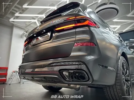 BMW X7 사틴 블랙 전체랩핑으로 스포티하게 만들기 부산랩핑 / 부산 강서구