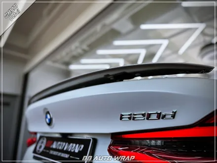 [공지] BMW 6시리즈 GT 사틴 펄 화이트 3M 랩핑지로 전체 시공하기! / 부산 강서구 명지동