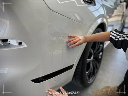 BMW X7 사틴 블랙 전체랩핑으로 스포티하게 만들기 부산랩핑 / 부산 강서구