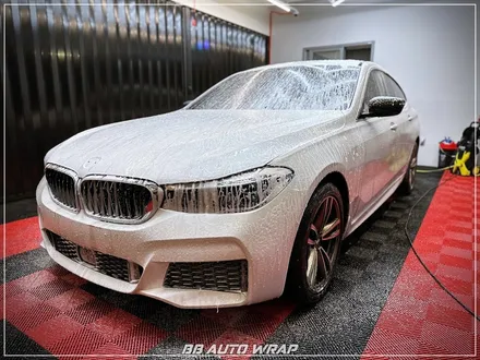 [공지] BMW 6시리즈 GT 사틴 펄 화이트 3M 랩핑지로 전체 시공하기! / 부산 강서구 명지동