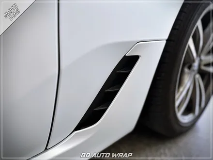 [공지] BMW 6시리즈 GT 사틴 펄 화이트 3M 랩핑지로 전체 시공하기! / 부산 강서구 명지동