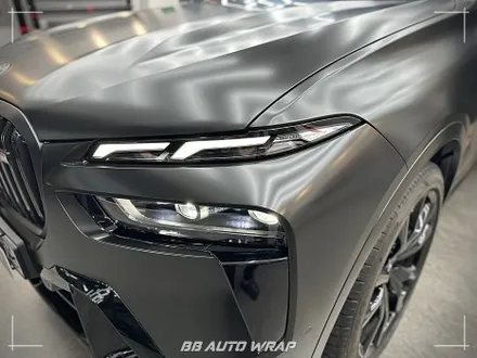 BMW X7 사틴 블랙 전체랩핑으로 스포티하게 만들기 부산랩핑 / 부산 강서구