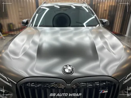 BMW X7 사틴 블랙 전체랩핑으로 스포티하게 만들기 부산랩핑 / 부산 강서구