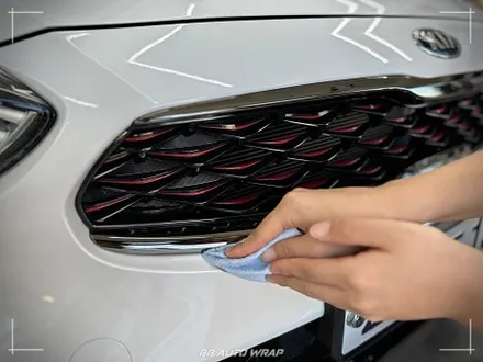 명지 랩핑샵 비비 오토 랩 부산점에서 기아 K3 GT 전체 크롬 죽이기로 반짝거리는 크롬 모두 없애기 / 부산 강서구