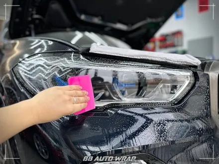 부산 PPF 클리프 디자인 스모그 라이트 PPF로 BMW X5 레이저 헤드라이트 보호하기! / 부산 강서구 명지동