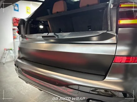 BMW X7 사틴 블랙 전체랩핑으로 스포티하게 만들기 부산랩핑 / 부산 강서구