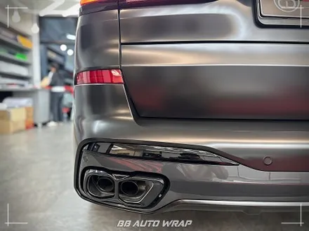 BMW X7 사틴 블랙 전체랩핑으로 스포티하게 만들기 부산랩핑 / 부산 강서구