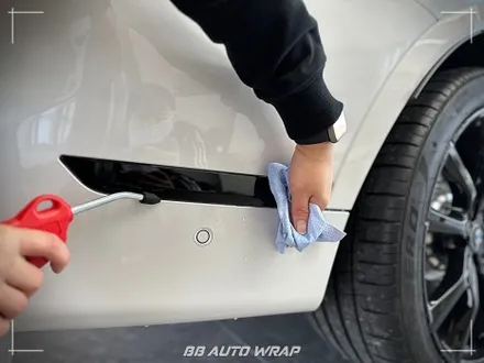 BMW X7 사틴 블랙 전체랩핑으로 스포티하게 만들기 부산랩핑 / 부산 강서구