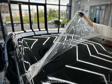 부산 자동차 랩핑 전문점 비비 오토 랩에서 현대 벨로스터 N 루프스킨으로 파노라마 썬루프 만들어주기 / 부산 강서구
