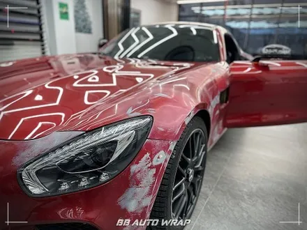 자동차 랩핑 수명은? 메르세데스 벤츠 AMG GT 전체랩핑 제거 후 재시공으로 새 차 만들기 김해랩핑 / 부산 강서구