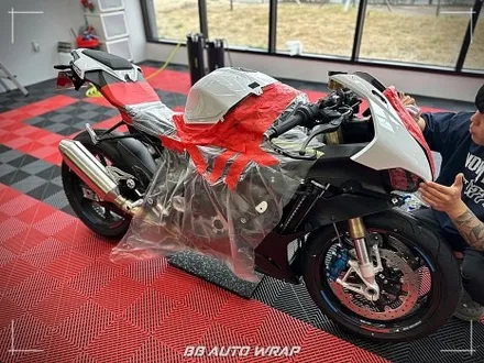 부산 바이크 PPF 전문점에서 BMW S 1000 RR  전체 시공으로 카울 새것처럼 관리해 보기 / 부산 강서구