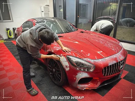 자동차 랩핑 수명은? 메르세데스 벤츠 AMG GT 전체랩핑 제거 후 재시공으로 새 차 만들기 김해랩핑 / 부산 강서구