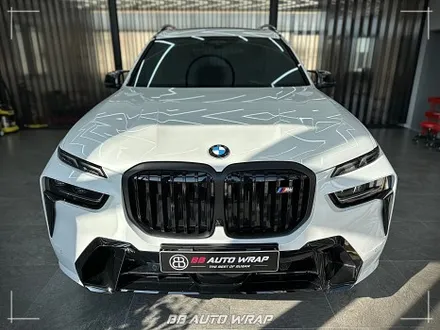 BMW X7 사틴 블랙 전체랩핑으로 스포티하게 만들기 부산랩핑 / 부산 강서구