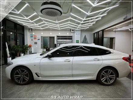 [공지] BMW 6시리즈 GT 사틴 펄 화이트 3M 랩핑지로 전체 시공하기! / 부산 강서구 명지동