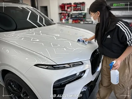 BMW X7 사틴 블랙 전체랩핑으로 스포티하게 만들기 부산랩핑 / 부산 강서구