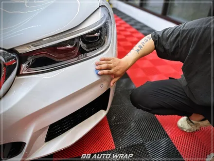 [공지] BMW 6시리즈 GT 사틴 펄 화이트 3M 랩핑지로 전체 시공하기! / 부산 강서구 명지동