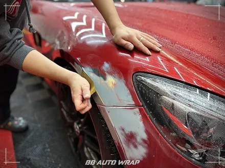 자동차 랩핑 수명은? 메르세데스 벤츠 AMG GT 전체랩핑 제거 후 재시공으로 새 차 만들기 김해랩핑 / 부산 강서구