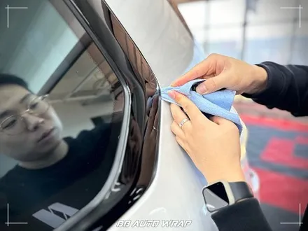 BMW X7 사틴 블랙 전체랩핑으로 스포티하게 만들기 부산랩핑 / 부산 강서구