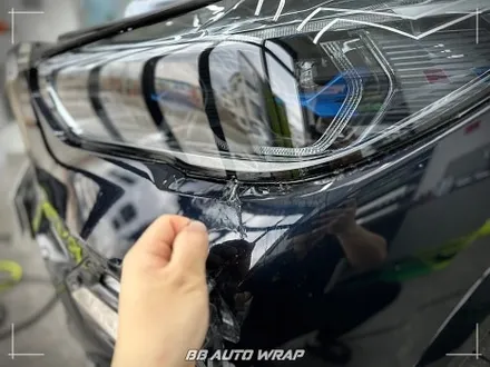 부산 PPF 클리프 디자인 스모그 라이트 PPF로 BMW X5 레이저 헤드라이트 보호하기! / 부산 강서구 명지동
